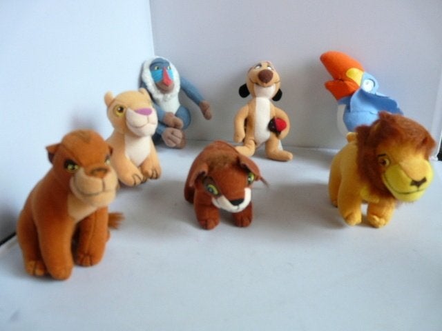 McDonalds 1998 # Lion King (7x, Ophalen of Verzenden, Leeuwenkoning of Jungle Boek, Zo goed als nieuw, Knuffel
