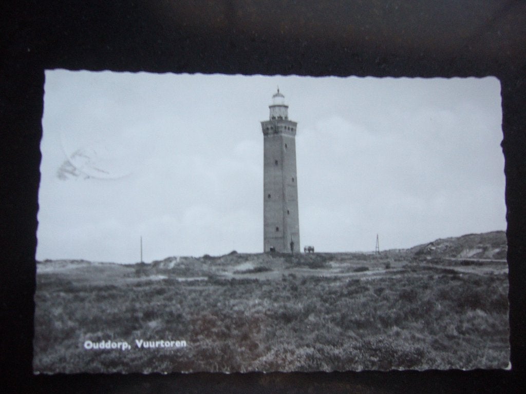 OUDDORP  =  VUURTOREN, Verzamelen, Ophalen of Verzenden, 1940 tot 1960, Gelopen, Zeeland