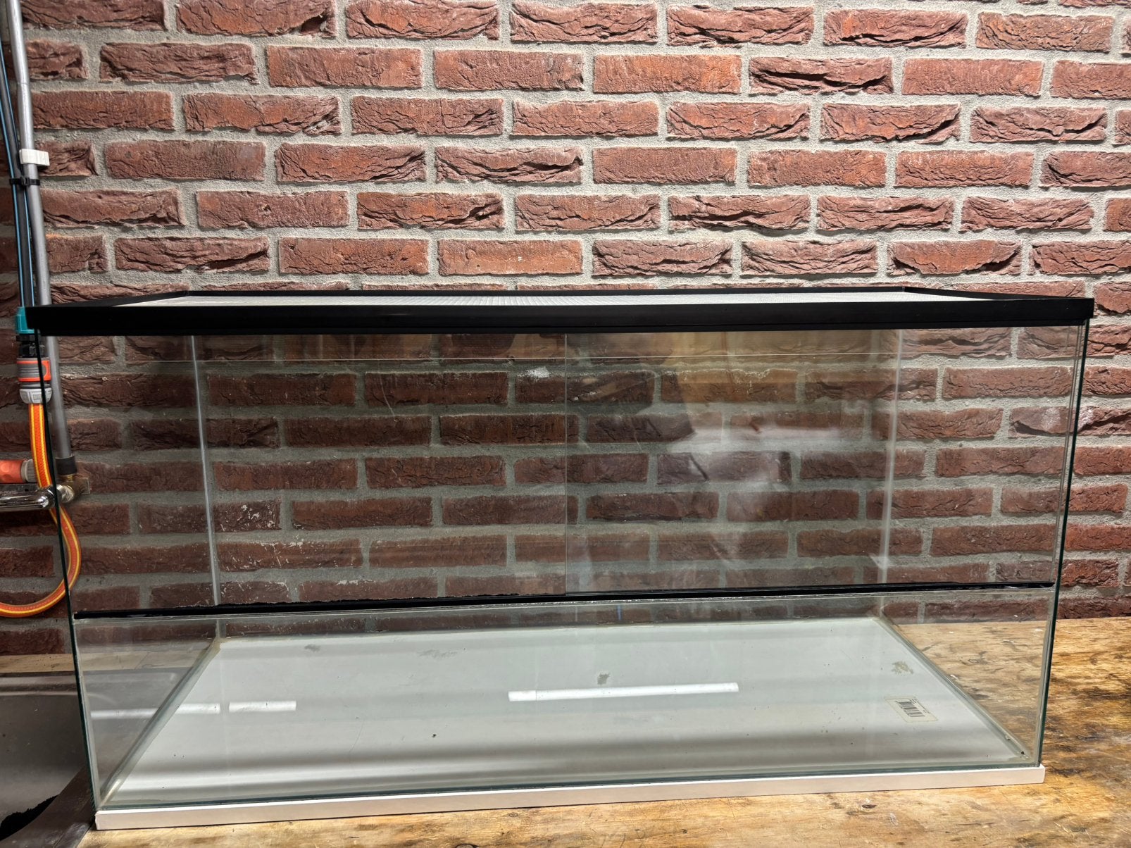Glazen hok met schuifdeur knaagdieren & toebehoren, Dieren en Toebehoren, Ophalen, Gebruikt, 60 tot 90 cm, 75 tot 110 cm