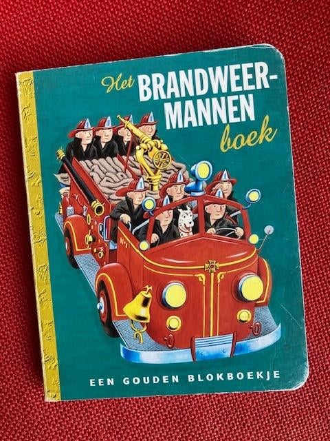 Het brandweermannenboek - een gouden blokboekje, Ophalen of Verzenden, Gelezen, Tibor gergely, 2 tot 3 jaar