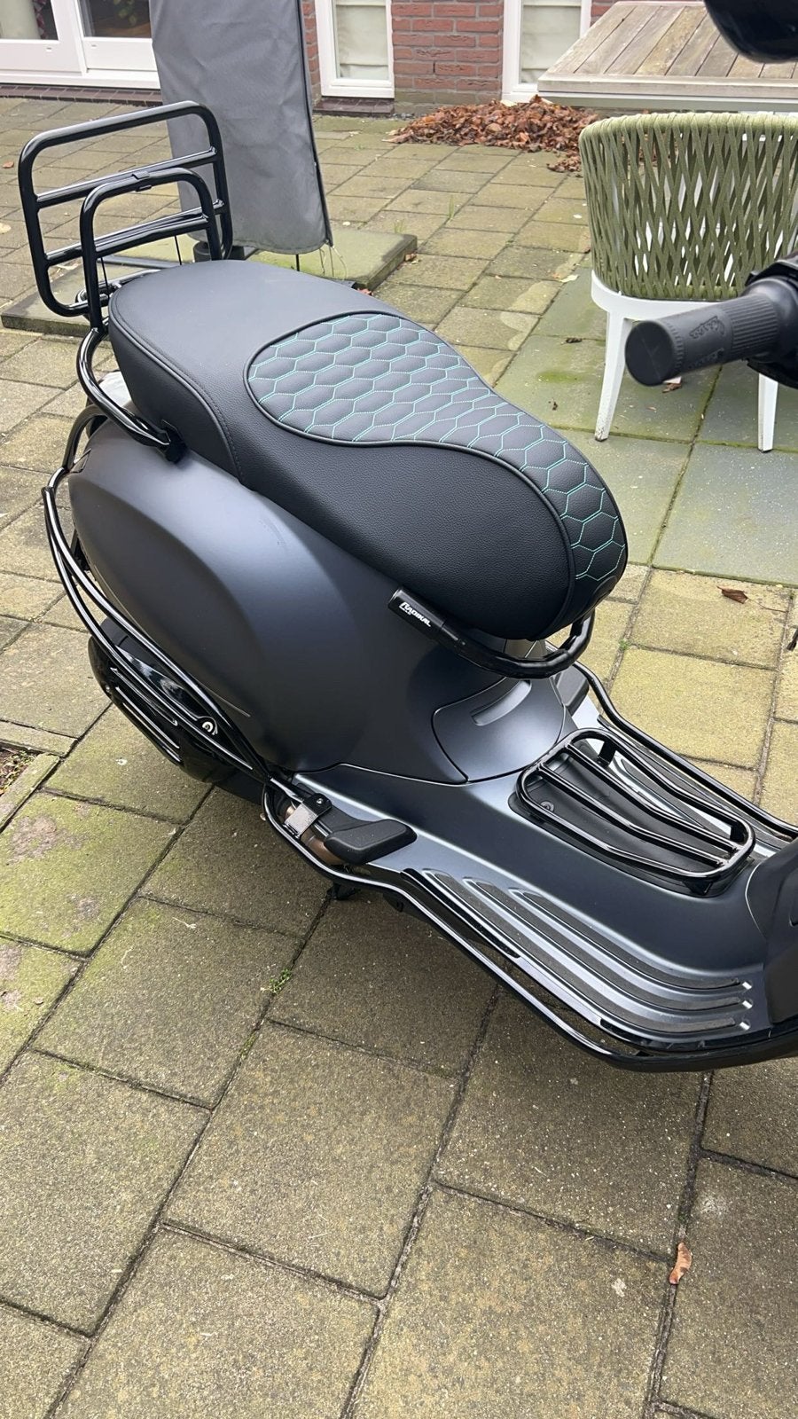 Vespa zadel baby blauw, Ophalen, Zo goed als nieuw, Overige modellen