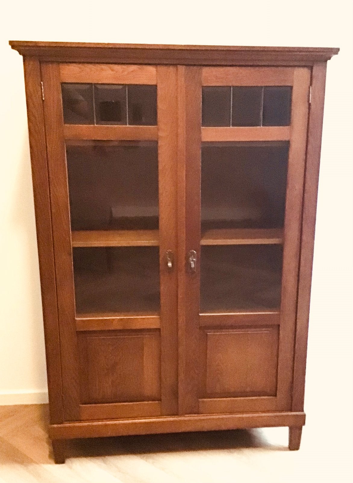 Prachtig antiek eiken (boeken) kastje 1910/20, Antiek en Kunst, Ophalen