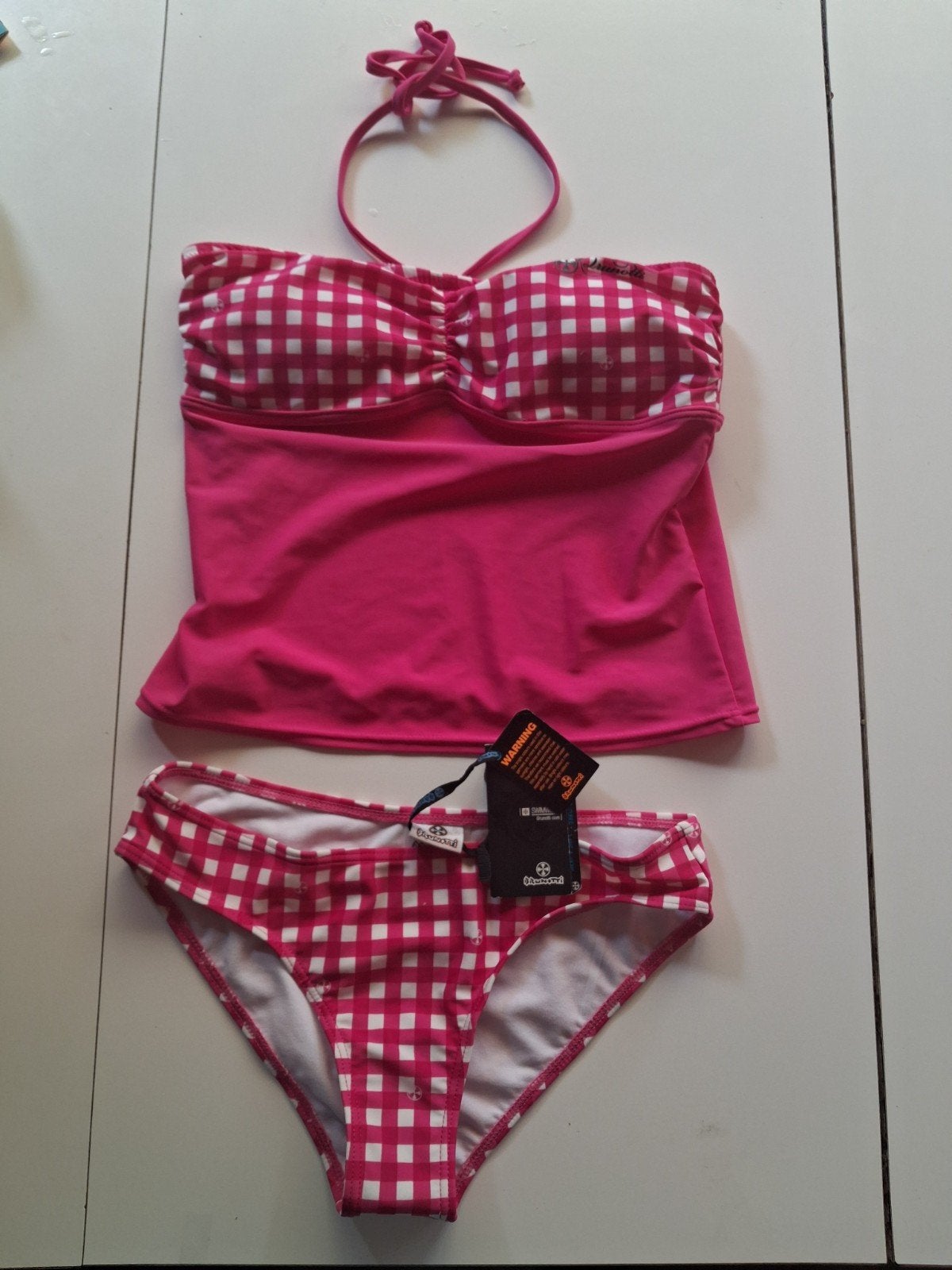 Brunotti Suprice Tankini - Roze geruit - Maat 38, Overige typen, Nieuw, Ophalen of Verzenden, Brunotti