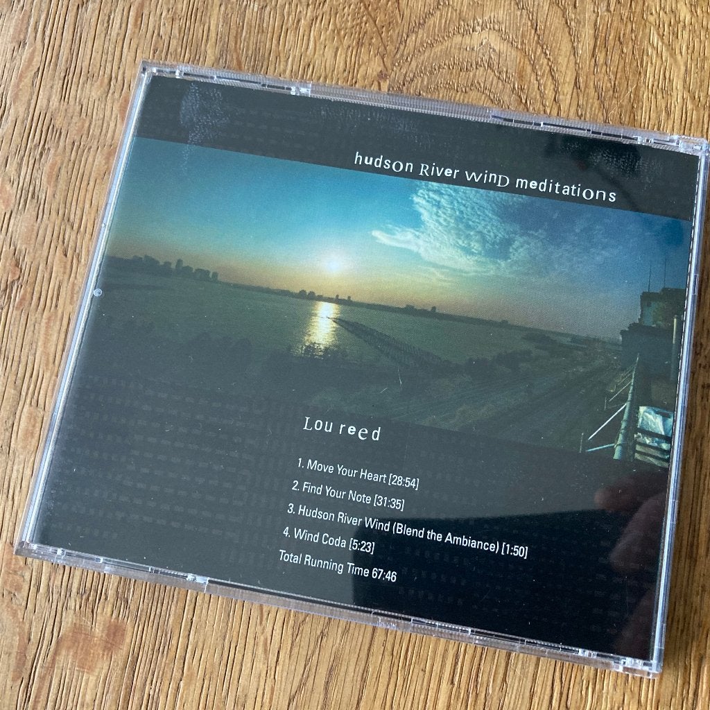 Lou Reed Hudson River Wind Meditations CD ambient electronic, Ophalen of Verzenden, Zo goed als nieuw, Album