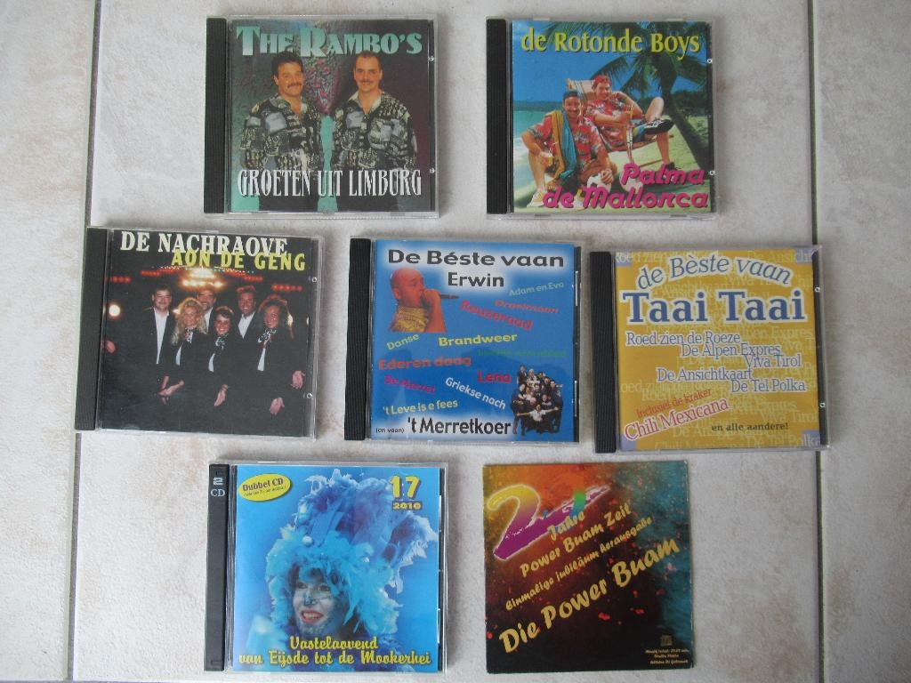 cd's the rambo's , de rotonde boys limburgs etc, Ophalen of Verzenden, Gebruikt