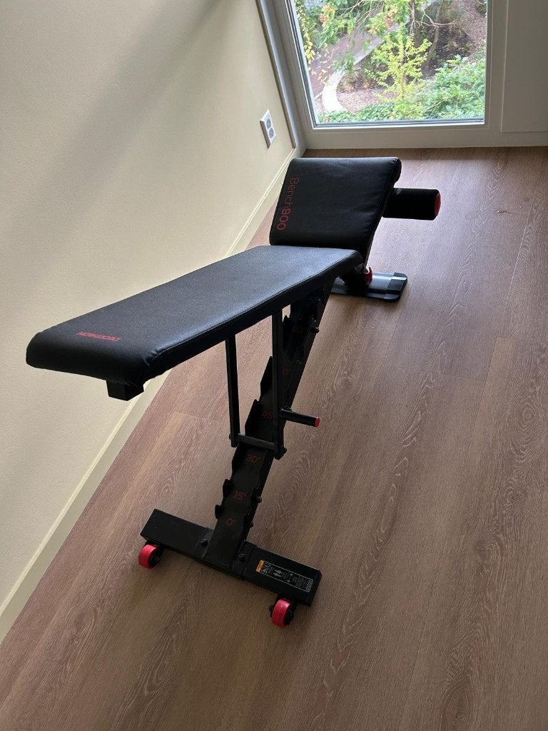 Verstelbare fitnessbank, Ophalen, Krachtstation, Zo goed als nieuw, Metaal