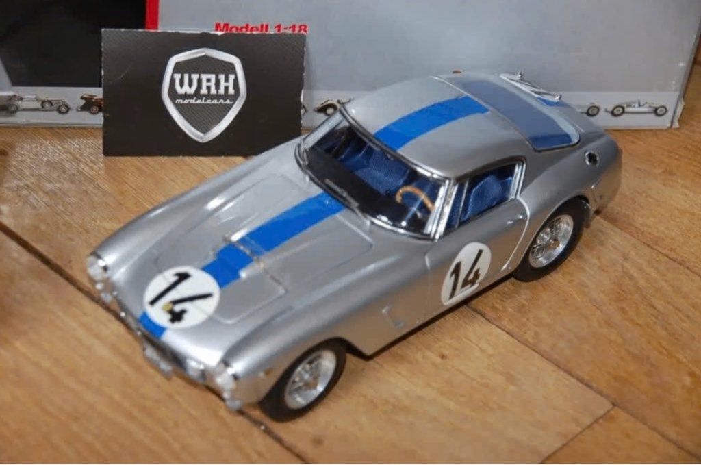 1:18 FERRARI 250 GT SWB LEMANS #14 CMC M-079 in doos WRH, Hobby en Vrije tijd, Modelauto's | 1:18, Verzenden, Zo goed als nieuw