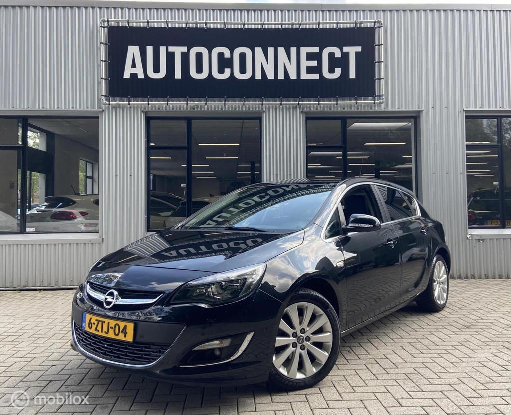 Opel Astra 1.4 Turbo 140 PK, CRUISE, AIRCO, HALF/LEDER, 5 DR, Auto's, Voorwielaandrijving, Euro 5, Lichtsensor, Gebruikt