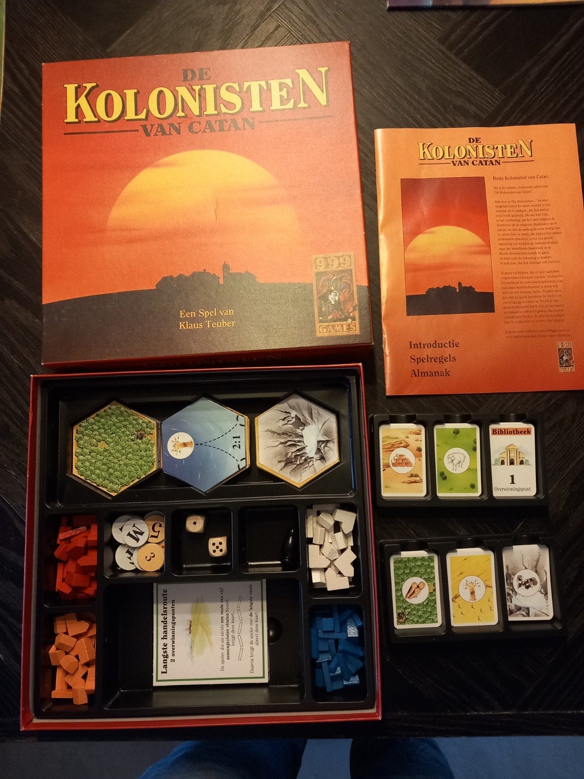 De Kolonisten van Catan - Klassiek Bordspel, Klaus Teuber, Gebruikt, Onbekend@voorbeeld.com, Ophalen of Verzenden