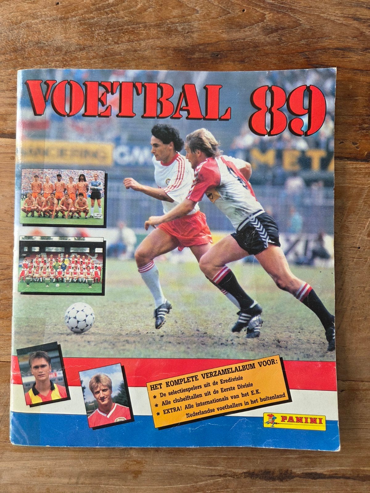 Panini Voetbal 89 compleet album - Zeer nette staat, Ophalen of Verzenden, Gebruikt, Overige binnenlandse clubs, Boek of Tijdschrift