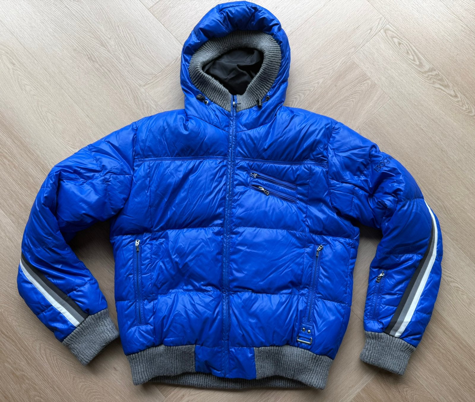 Bogner ski jas bomber the heritage vintage maat 54 (L), Verzenden, Zo goed als nieuw, Maat 52/54 (L), Blauw