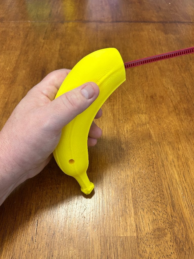 3D Geprinte Beyblade Ripcord Grip | Banaan Ontwerp (€18), Ophalen of Verzenden, Nieuw