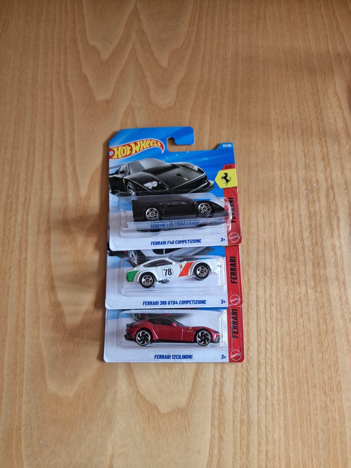 Hot Wheels Ferrari F40, 365 GTB4, 12Cilindri - Nieuw, Ophalen of Verzenden, Nieuw