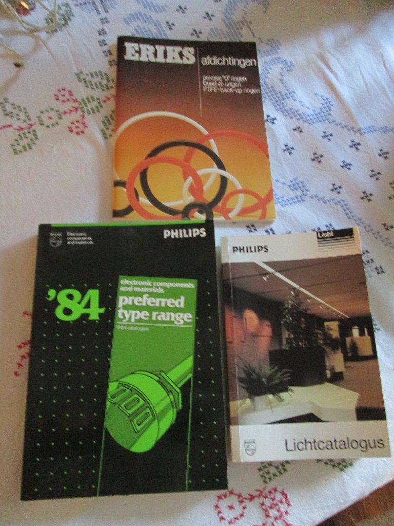 Philips catalogus Components 1984 Eriks afdichtingen, Ophalen of Verzenden, Gelezen