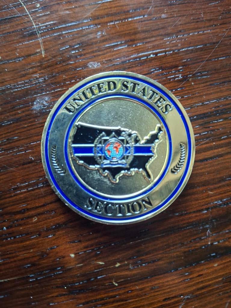 IPA Challenge Coin - Verenigde Staten Sectie, Ophalen of Verzenden, Overige soorten, Amerika, Overige typen
