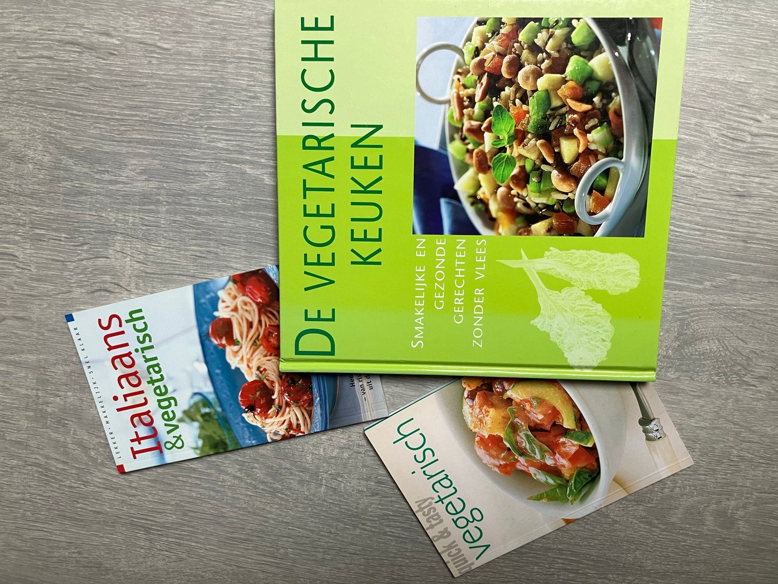 3x Vegetarische Kookboeken, Boeken, Kookboeken, Overige typen, Ophalen of Verzenden, Zo goed als nieuw, Gezond koken