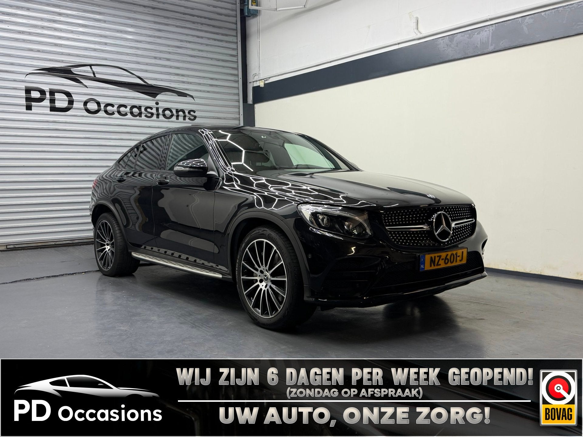 Mercedes-Benz GLC-klasse Coupé 250 4MATIC AMG - Pano - Came, Automaat, Lichtsensor, Gebruikt, 4 cilinders