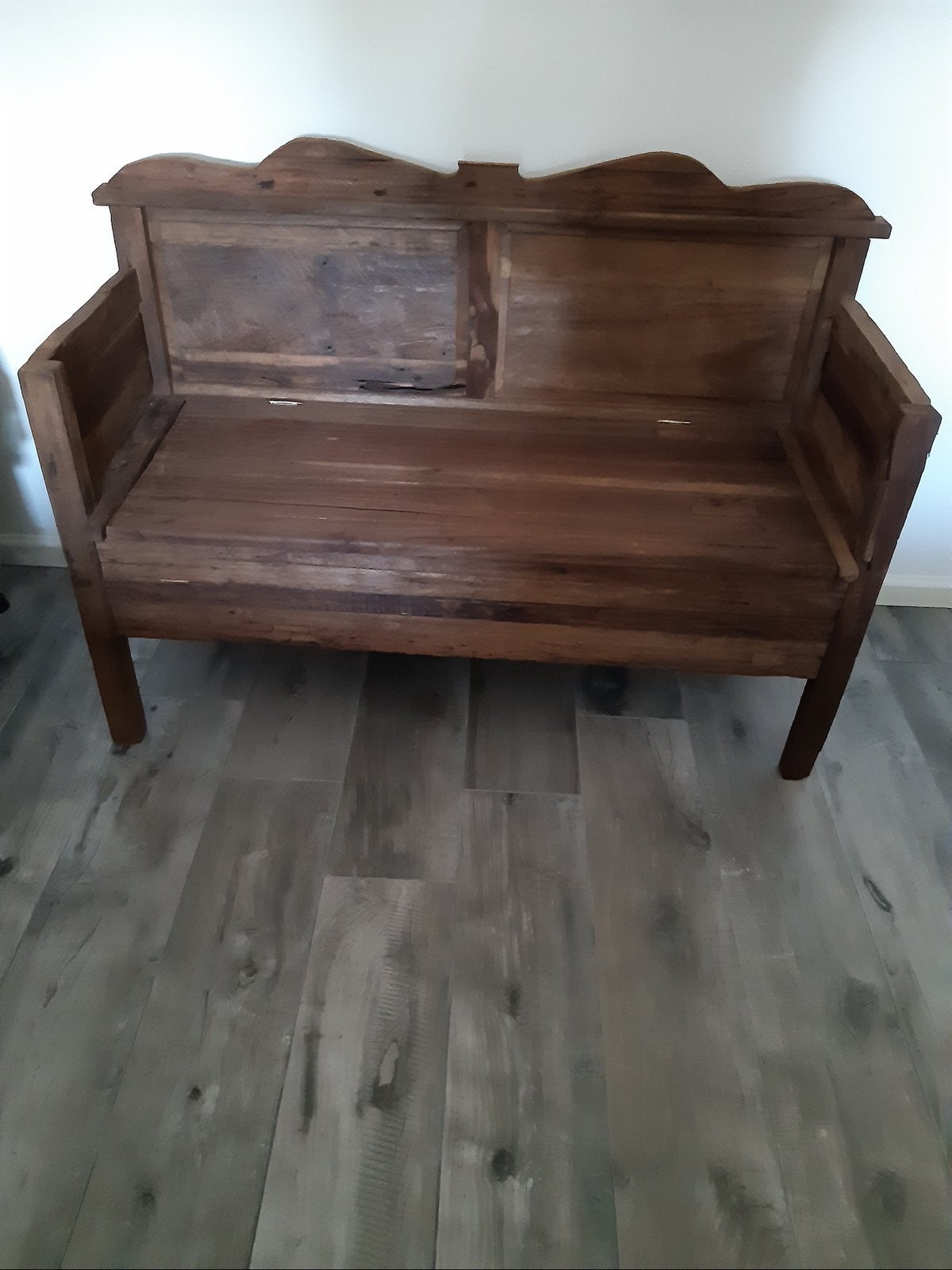 Mooie houten klepbank, Ophalen, Nieuw