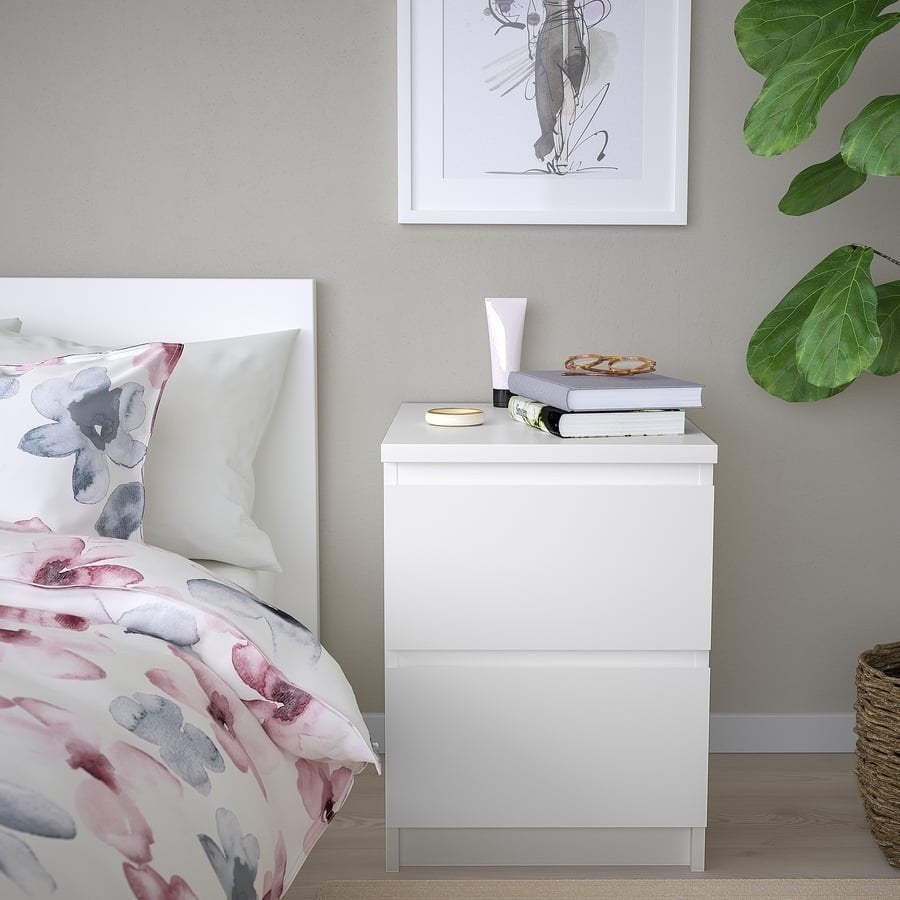2 x ikea bedside table, Huis en Inrichting, Ophalen of Verzenden, Minder dan 45 cm