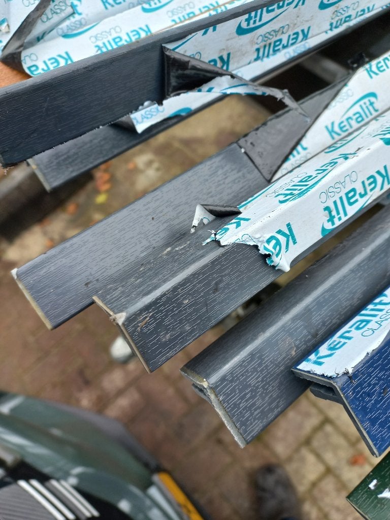 Keralite eindprofiel (hoekprofiel) div kleuren classic nerf, Ophalen, Kunststof, Nieuw, 250 cm of meer
