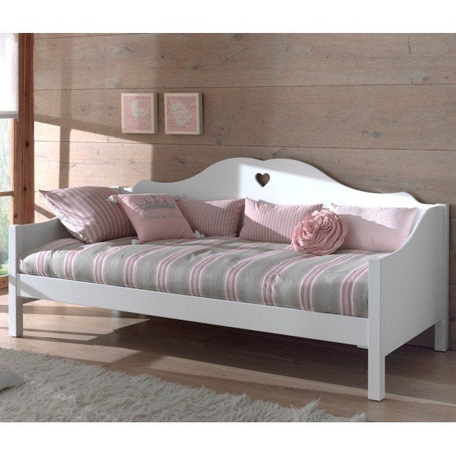 Vipack Amori kajuitbed incl. matras, lattenbodem, beddegoed, Ophalen, Gebruikt, 90 cm, Eenpersoons