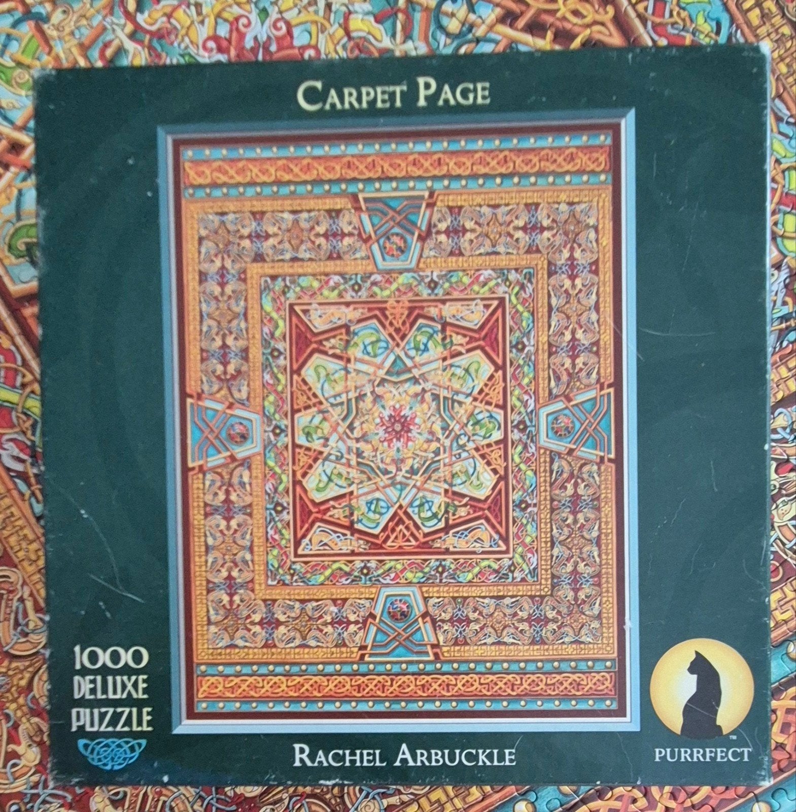 Carpet page, Ophalen of Verzenden, 500 t/m 1500 stukjes, Gebruikt, Legpuzzel