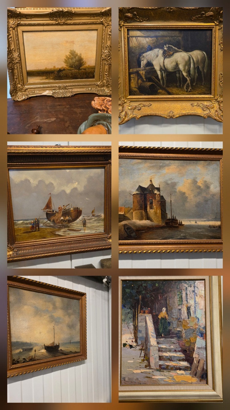 22 antieke schilderijen 1 koop, Ophalen