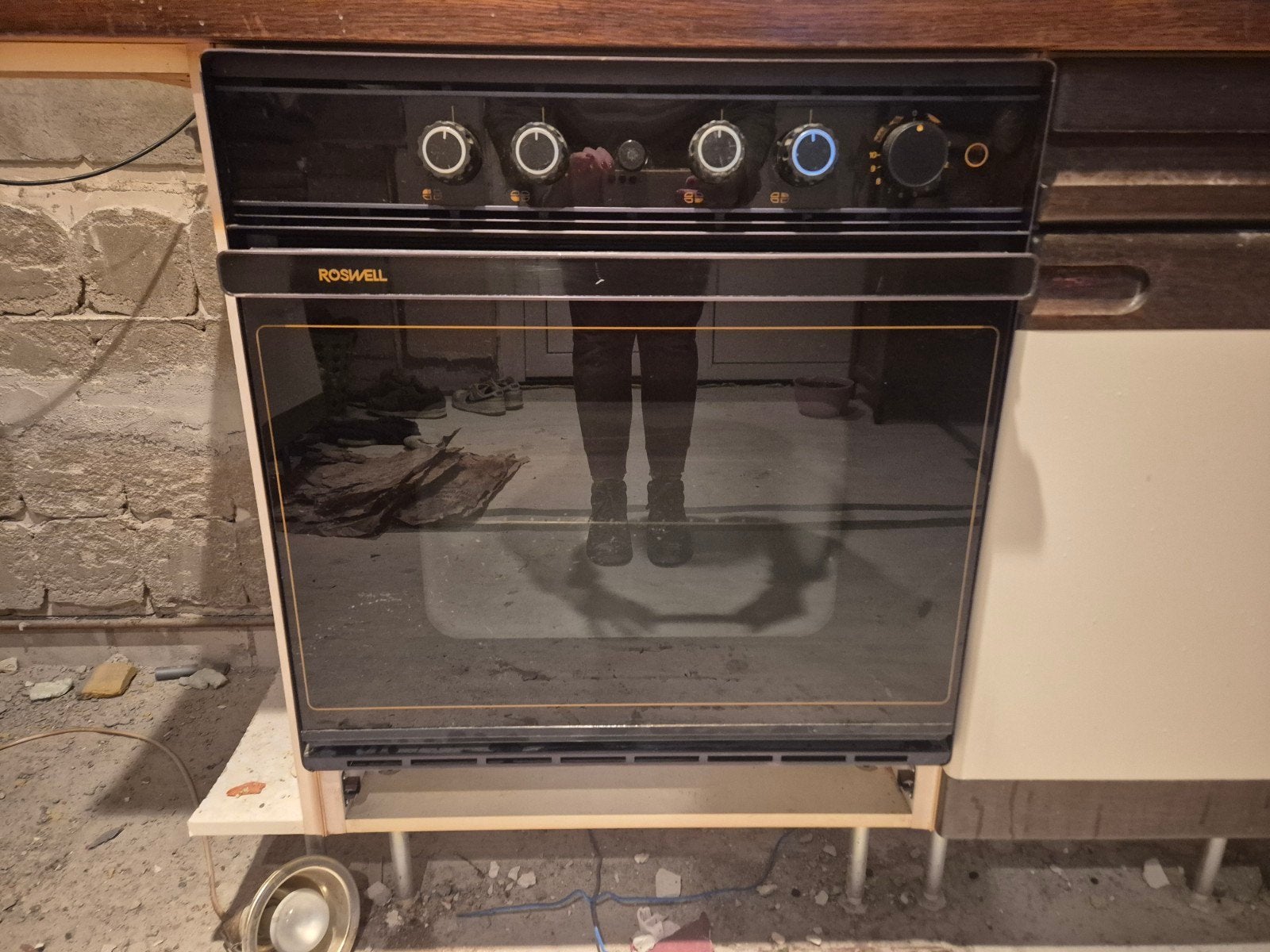 Roswell Inbouw Oven met Gasfornuis - Gebruikt, Witgoed en Apparatuur, Ophalen, Gebruikt, 60 cm of meer, 4 kookzones