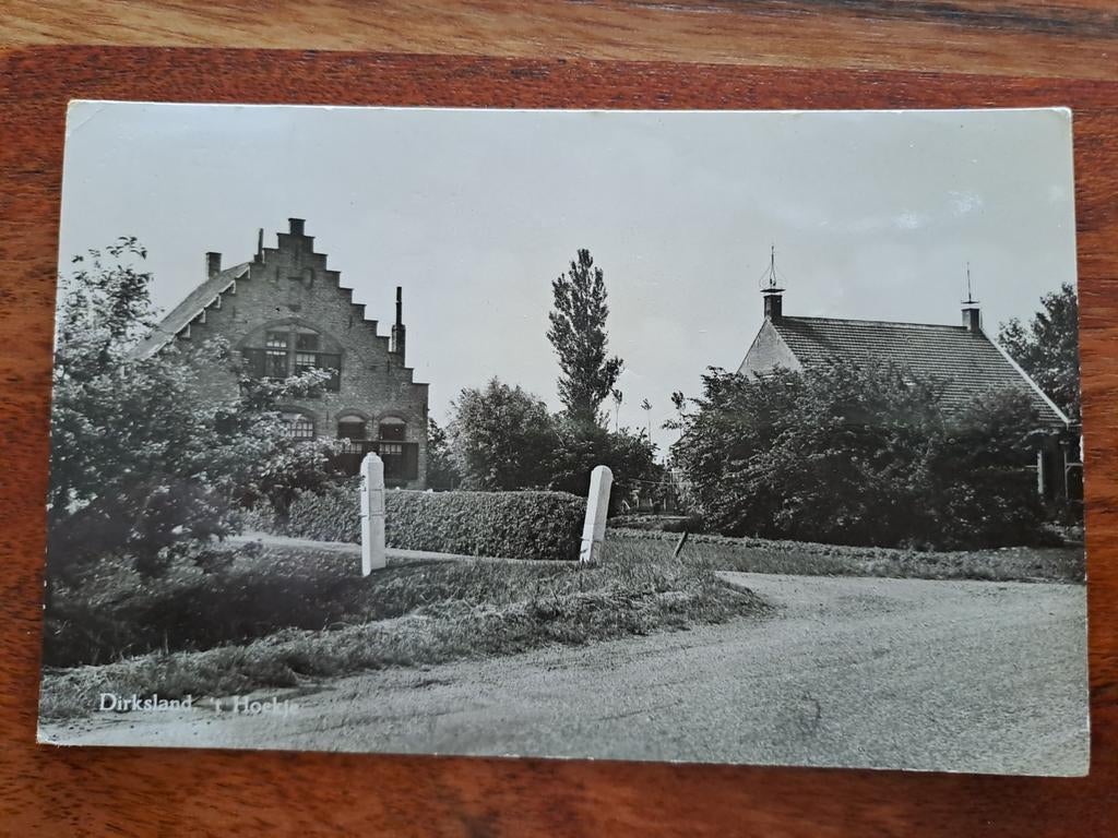 Dirksland, t hoekje, fotokaart, Ophalen of Verzenden, 1920 tot 1940, Zuid-Holland