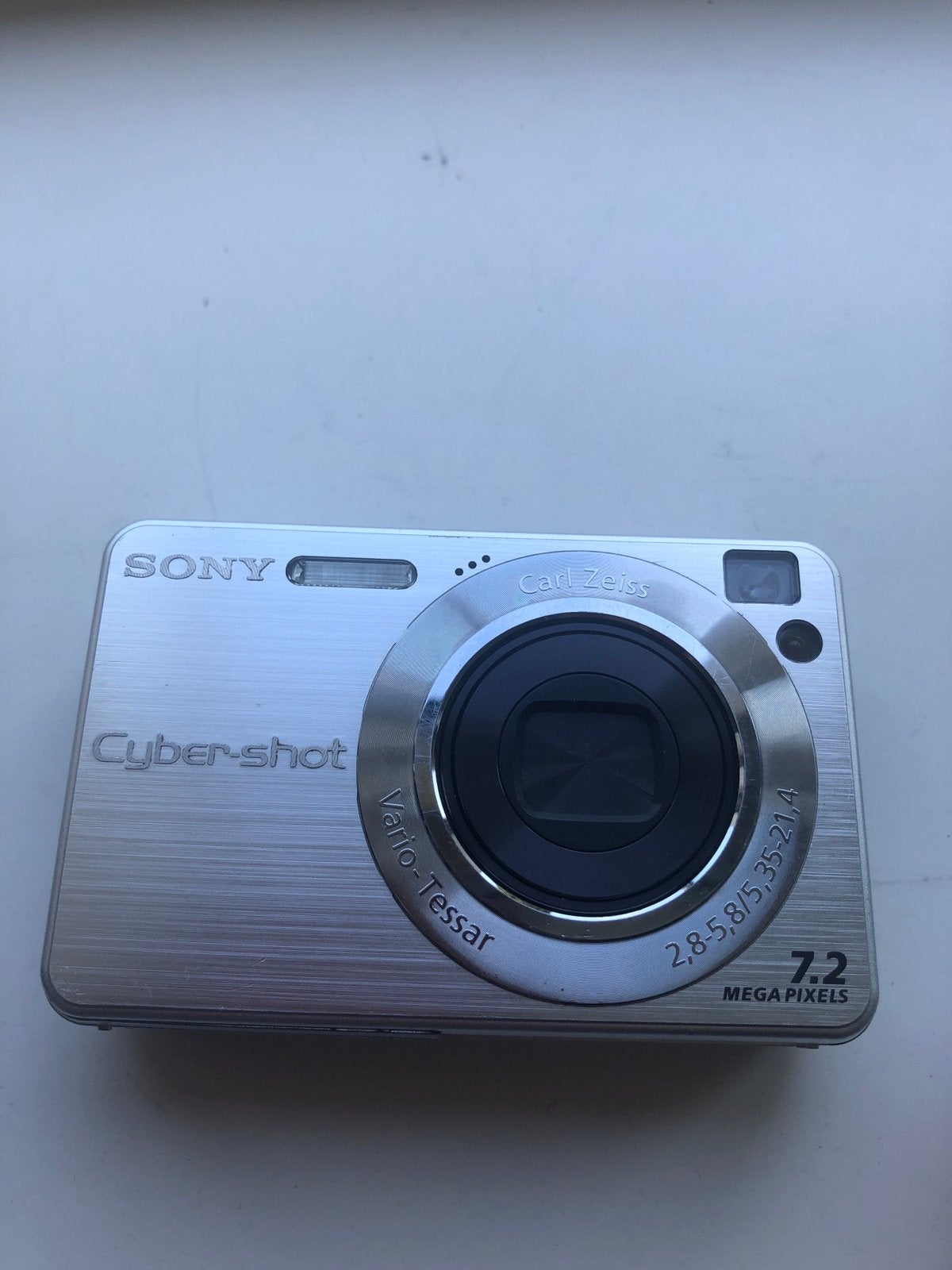 Sony Cyber-shot DSC-W110 Compactcamera - 7.2 MP, Ingebouwde flitser, Gebruikt, Ophalen of Verzenden, Compactcamera