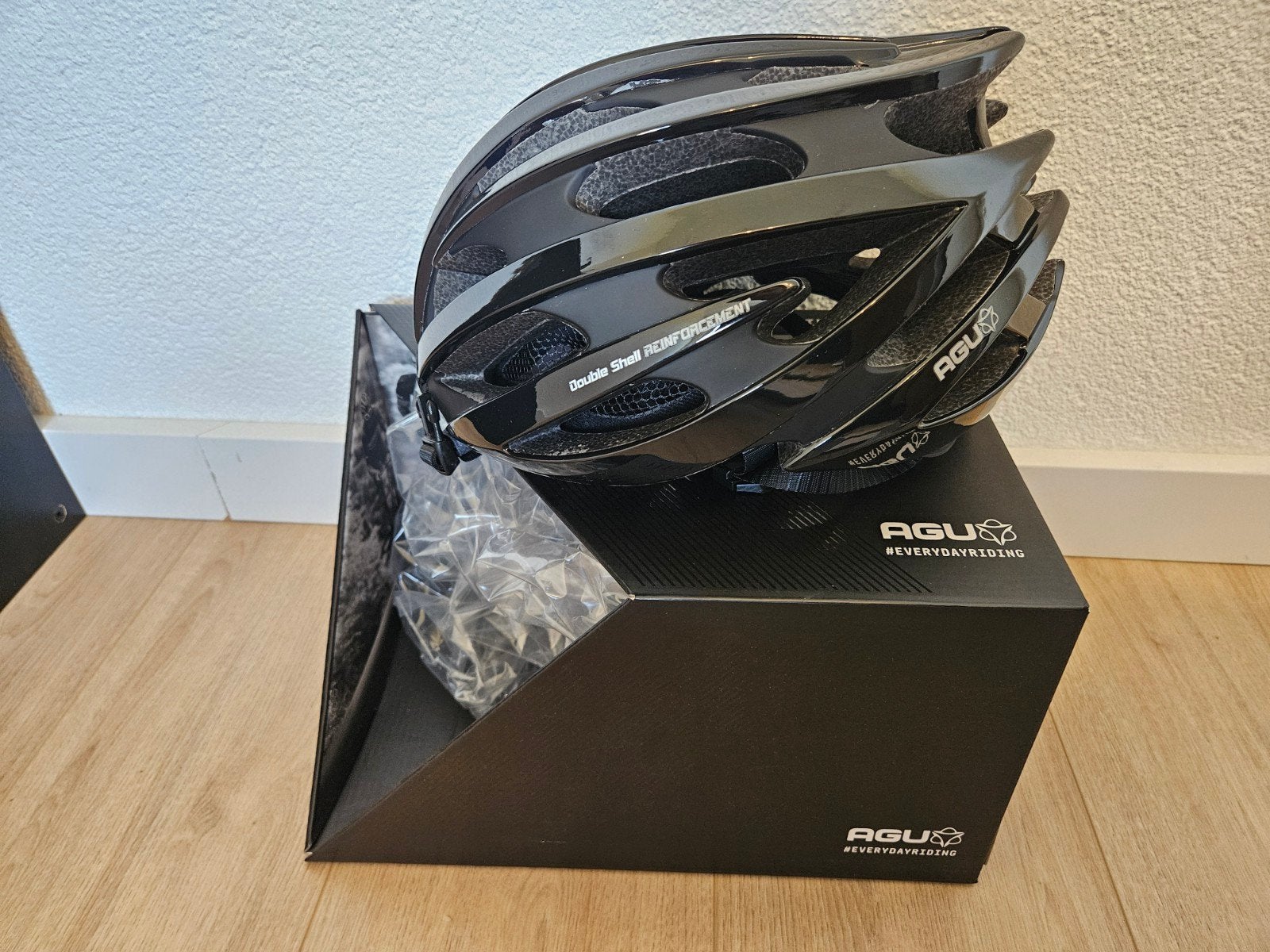 AGU Thorax Fietshelm Zwart - Nieuw - L/XL, Ophalen, Overige maten, Zo goed als nieuw, Heer of Dame