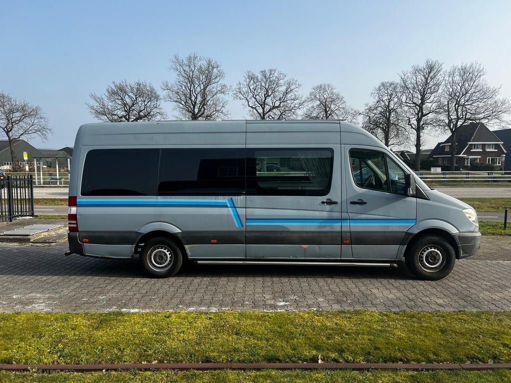Mercedes Sprinter camper motorcross 109pk 2008, Caravans en Kamperen, Buscamper of Camperbus, Tot en met 2, Mercedes-Benz, Particulier
