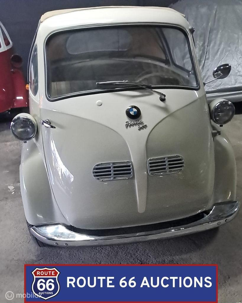 BMW Isetta 300 | 1960 | Route 66 Auctions, Auto's, Oldtimers, Overige carrosserieën, Zwart, Bedrijf, Handgeschakeld