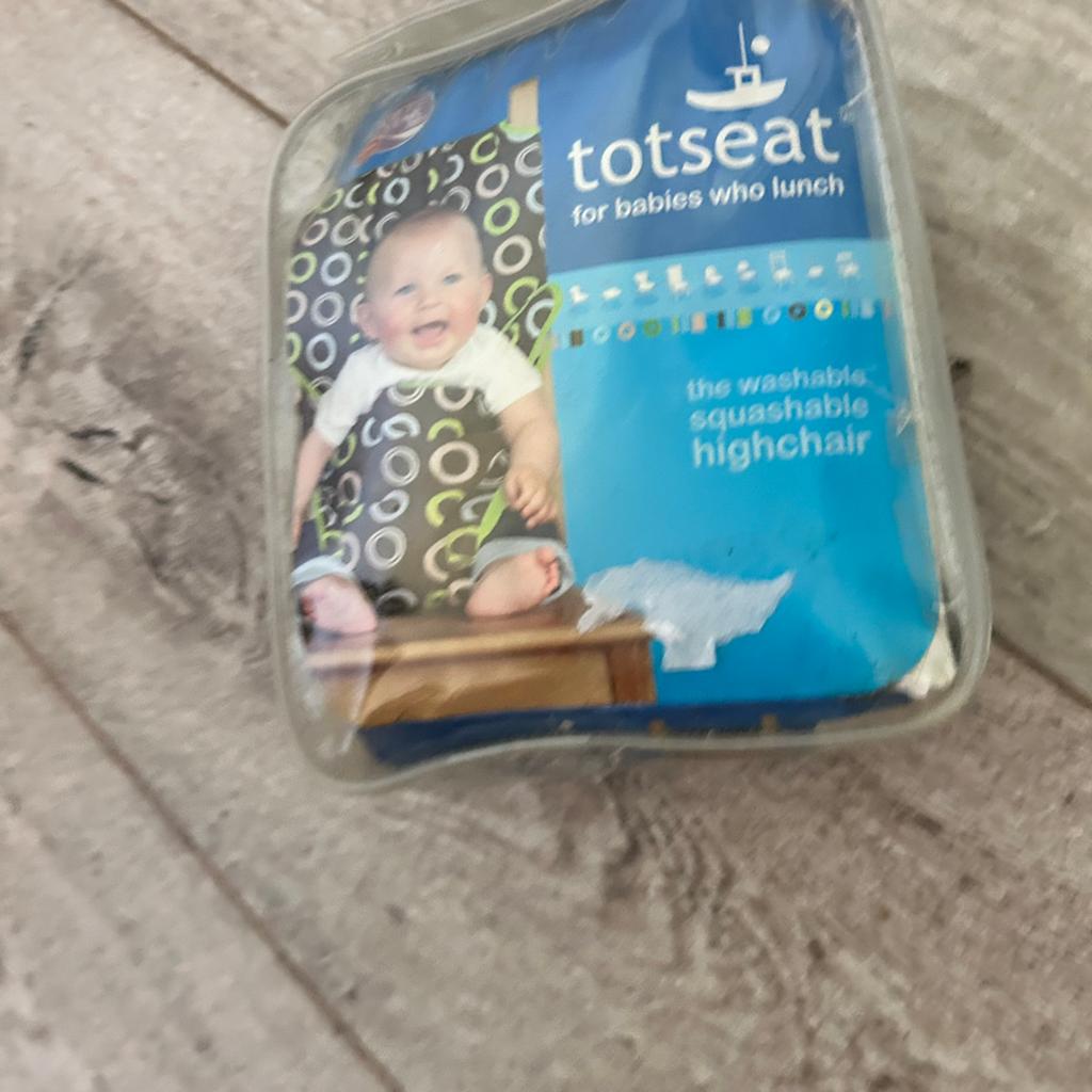 Totseat Mobiele Kinderstoel / Reisstoel – Cirkelpatroon, Ophalen of Verzenden, Gebruikt, Overige typen, Gordel(s)