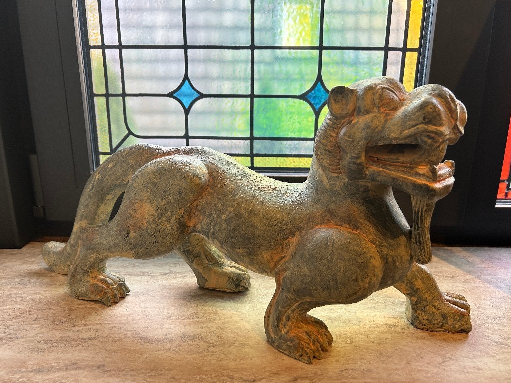 Chinese Leeuw 56 cm, Antiek en Kunst, Ophalen of Verzenden, Beeld