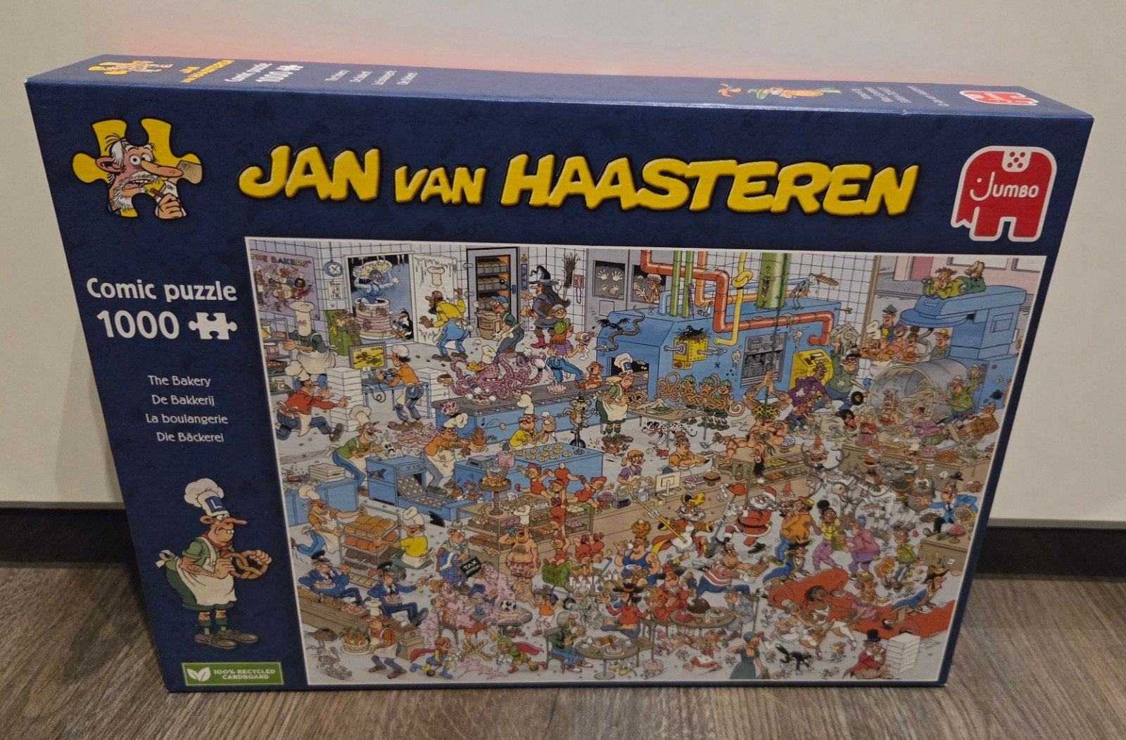 Jan van Haasteren puzzel 1000 stukjes, de bakkerij, Ophalen, 500 t/m 1500 stukjes, Zo goed als nieuw, Legpuzzel
