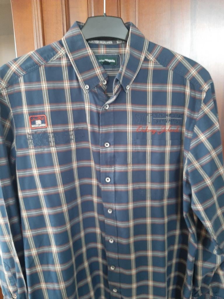 Mooi hemd, Kleding | Heren, Overhemden, Ophalen of Verzenden, Zo goed als nieuw, Blauw