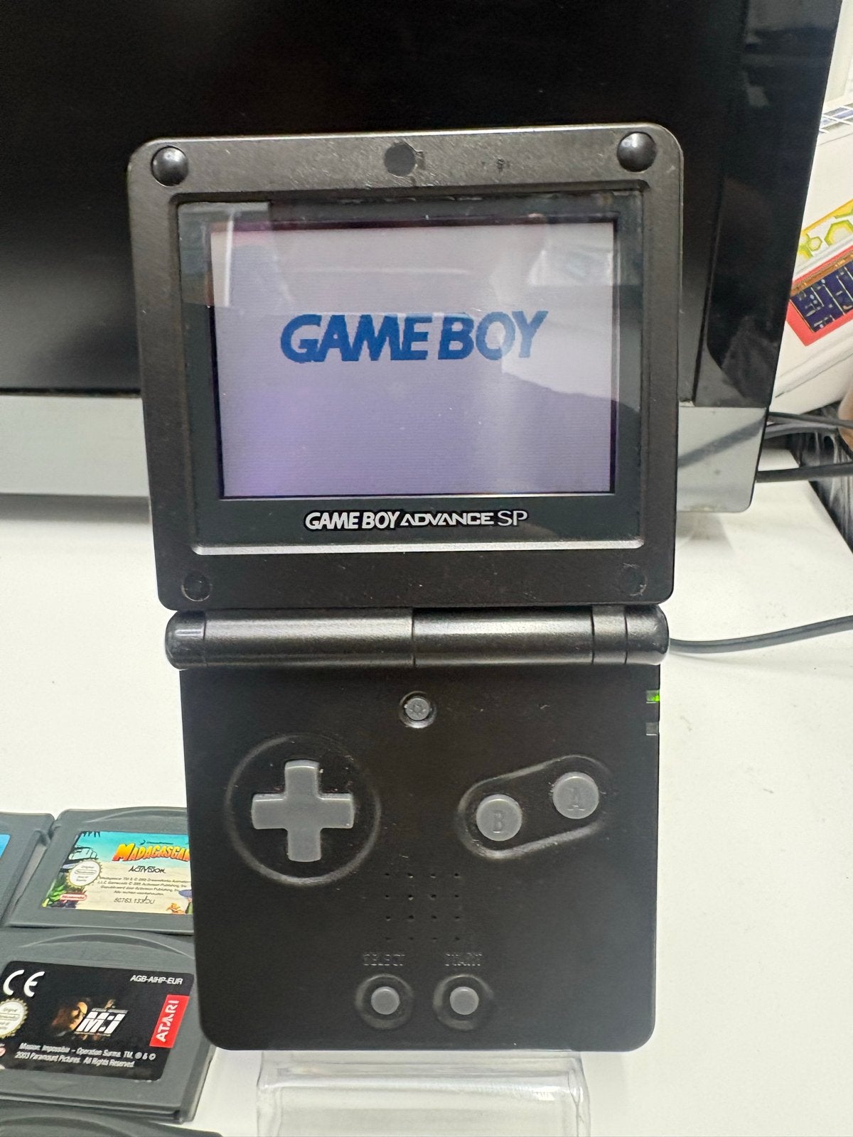 Game Boy Advance SP met nieuwe batterij en 10 games, Spelcomputers en Games, Spelcomputers | Nintendo Game Boy, Nintendo, Geen