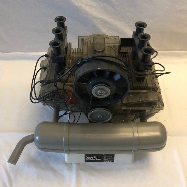 Porsche boxer motor 1:4 model, Ophalen of Verzenden, Zo goed als nieuw, Auto's