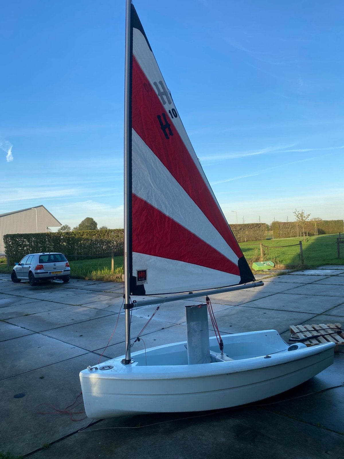 Zeilboot Hartley H10 zeiljol, Ophalen, Zo goed als nieuw, Minder dan 15 m²