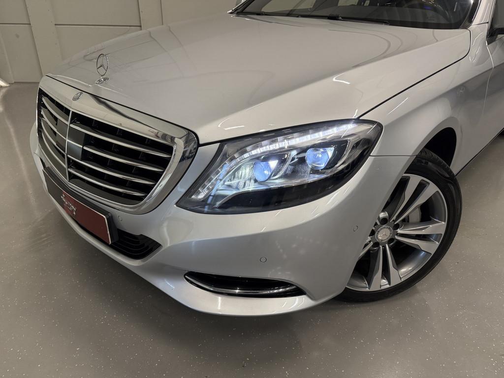 Mercedes-Benz S-Klasse 500 Prestige Plus PANO/BURMESTER/NACH, Achterwielaandrijving, Gebruikt, Met garantie (alle), Leder