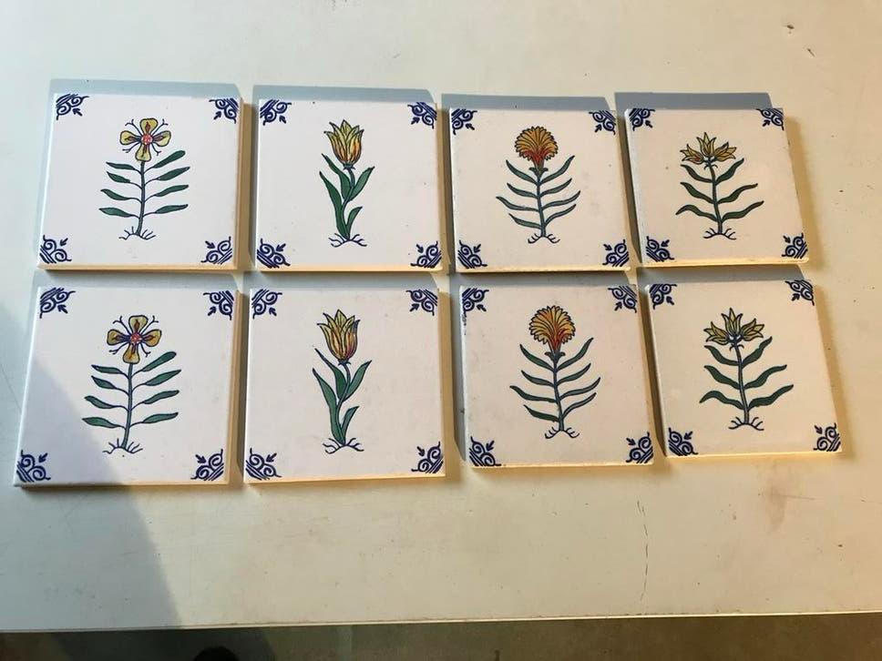 Portugese hand gemaakte tegels, Doe-het-zelf en Verbouw, Tegels, Ophalen, Minder dan 20 cm, 10 m² of meer, Wandtegels