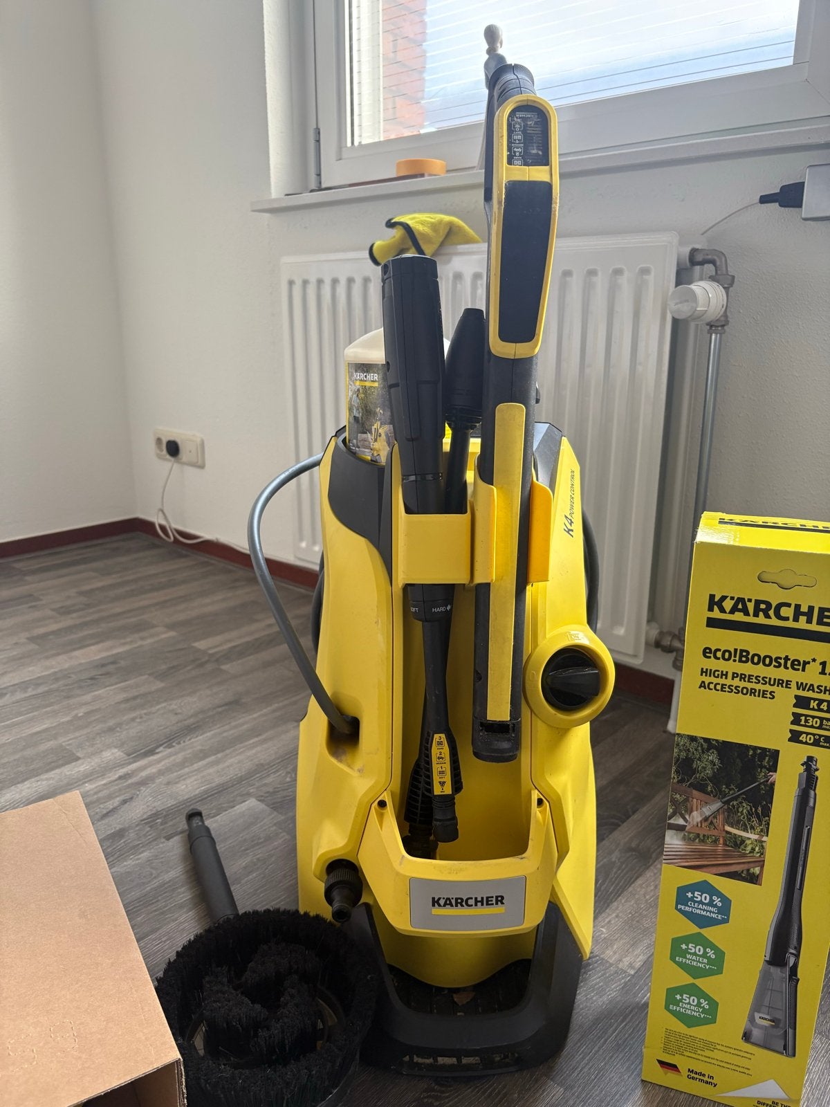 Karcher K4 Power Control hogedrukreiniger + Eco Booster, Ophalen of Verzenden