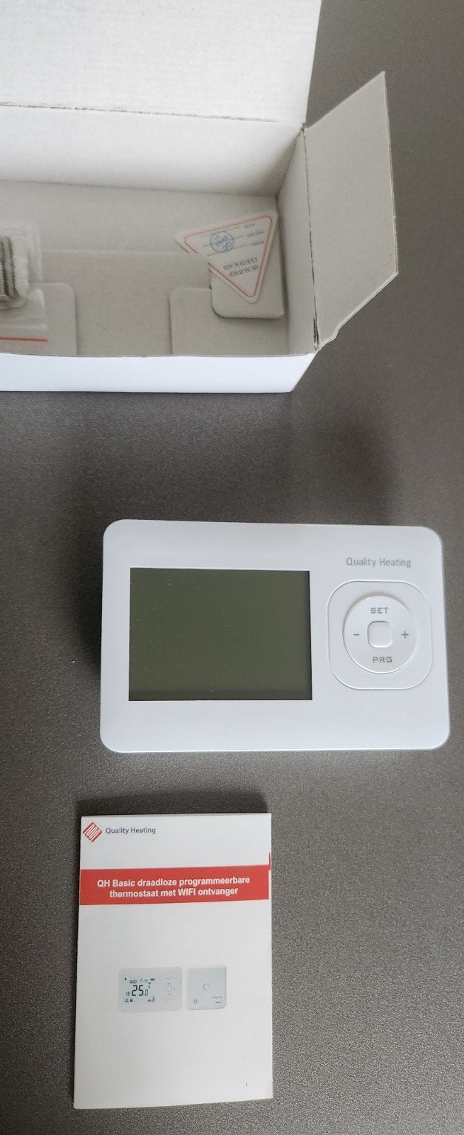 Quality Heating Wifi Thermostaat + 1 ontvanger, Verzenden, Slimme thermostaat, Nieuw