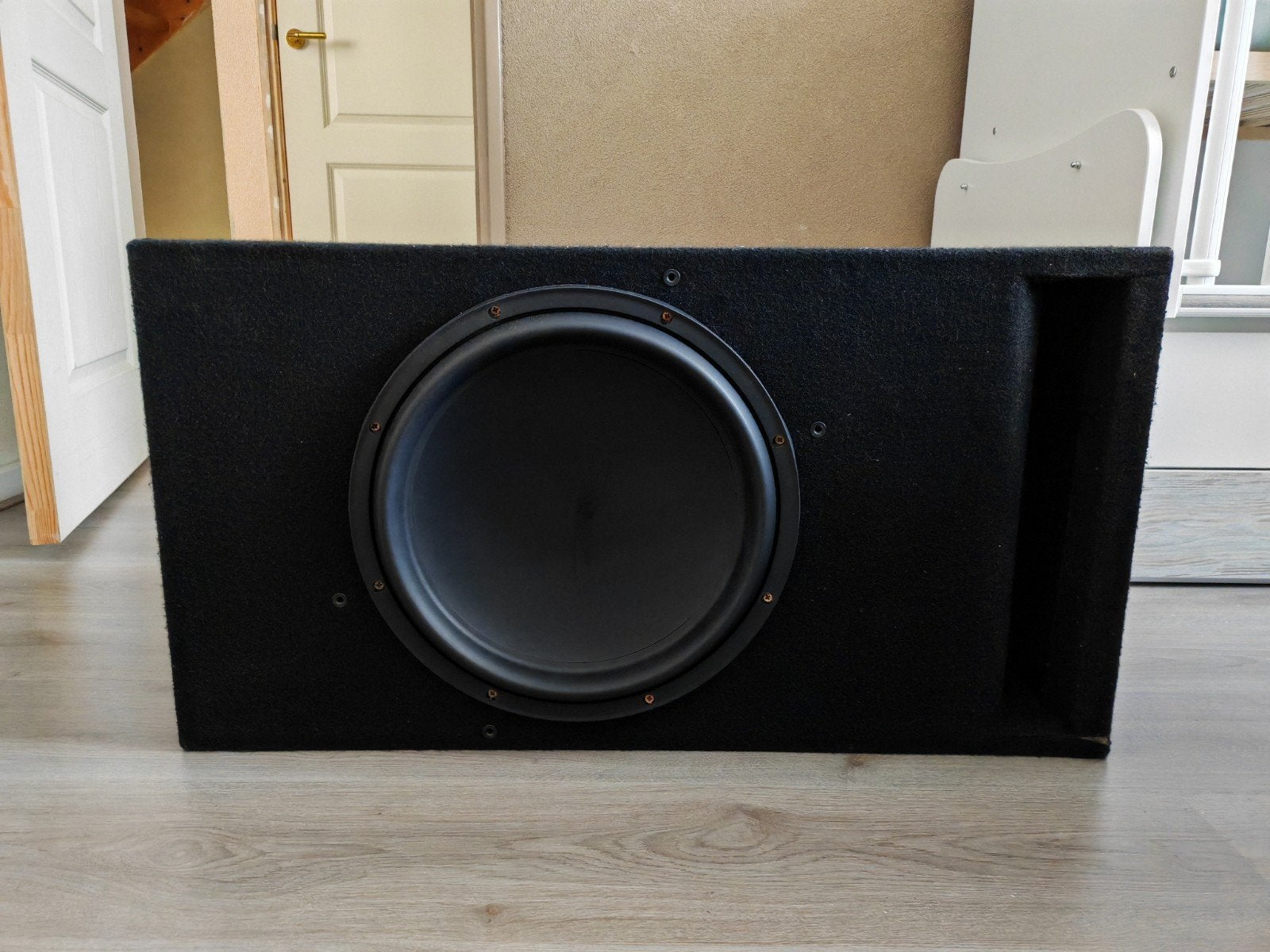 Dayton Audio Max-X MX15-22 15, Met 32hz kist, Basreflex, Subwoofer, Zo goed als nieuw, Ophalen
