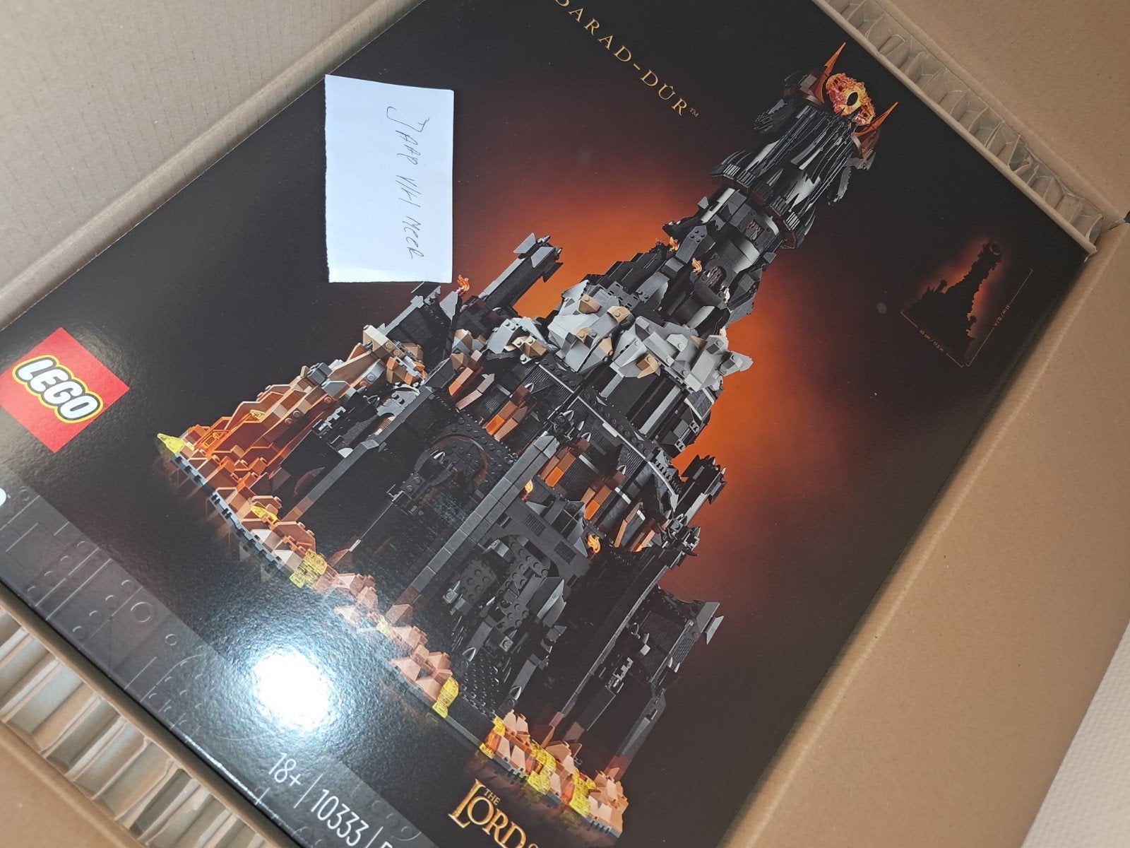 Lego Barad-dûr 10333 - Nieuw in gesealde doos, Kinderen en Baby's, Ophalen, Inclusief doos, Overige thema's, Lego