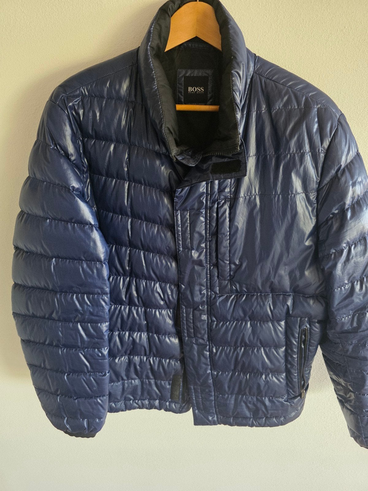 Hugo Boss jas, Maat 52/54 (L), Blauw, Ophalen of Verzenden, Hugo Boss