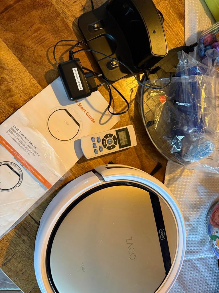 Zaco V5s Pro Robotstofzuiger met dweilfunctie, Ophalen, Overige merken, Dweilfunctie, Zo goed als nieuw