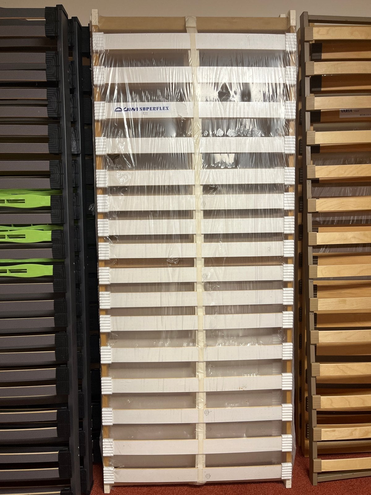6x Rawi Superflex vaste lattenbodems 90x200, Huis en Inrichting, Ophalen, 90 cm, Eenpersoons, Zo goed als nieuw