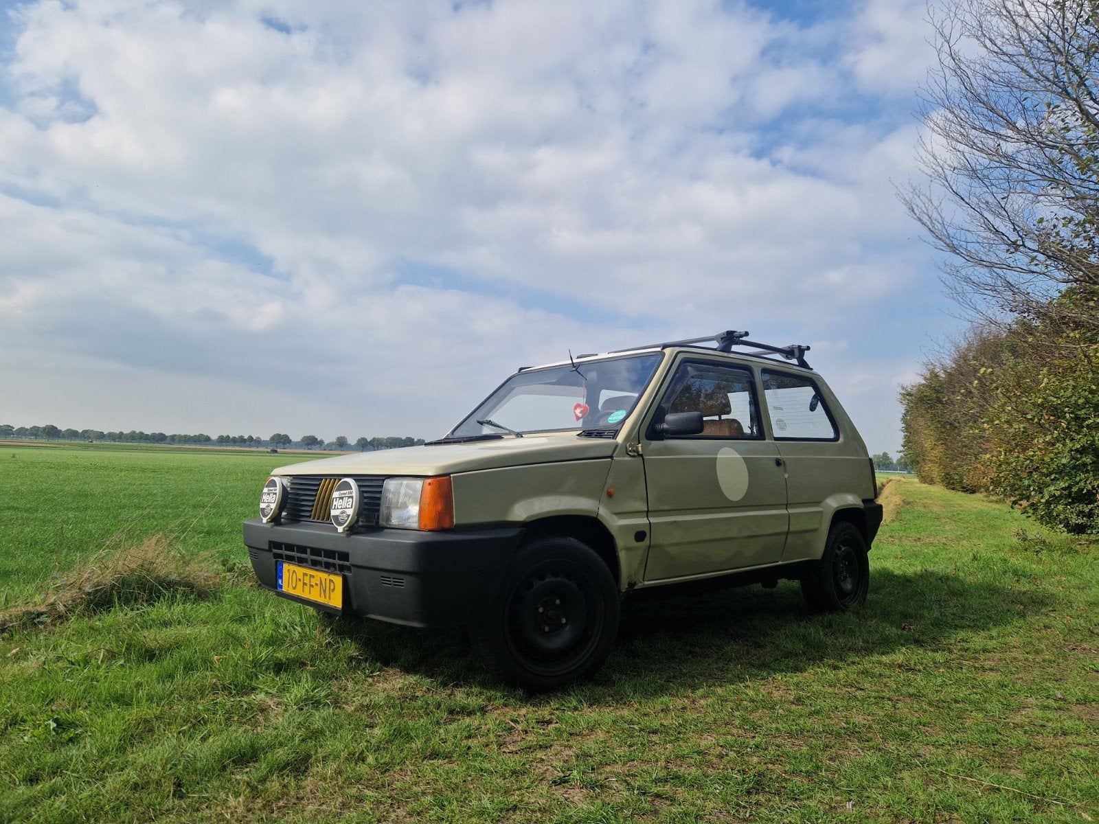 Fiat Panda 0.9 – 2000 – Sahara – Rally Look – Liefhebbersaut, Beige, Panda, Handgeschakeld, Vierwielaandrijving